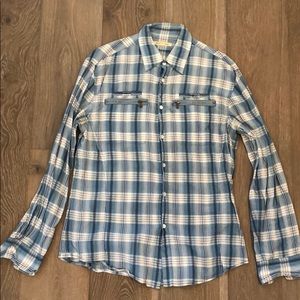 John Varvatos Star USA Plaid men’s shirt